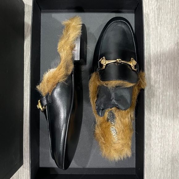 Roberto Cavalli Faux Fur Loafers Size 36EU - Picture 4 of 7